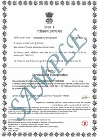 Registration Certificate